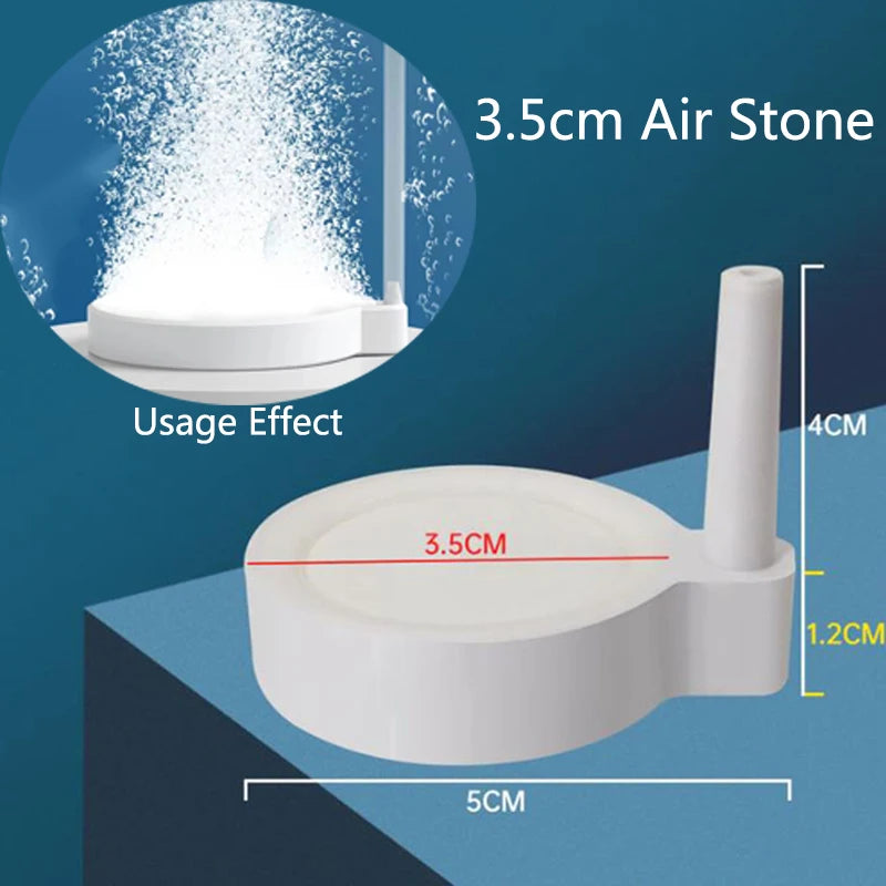 Aquarium Air Stone & Oxygen Aerator for Fish Tanks