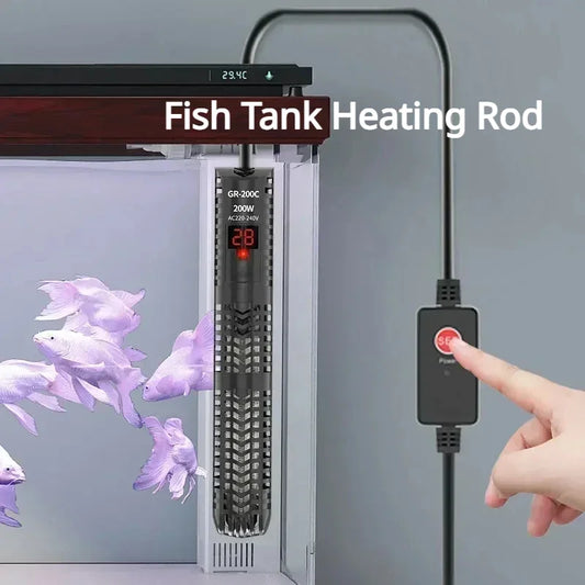 Digital Quartz Aquarium Heater for 25W-300W Aquariums (EU Plug)