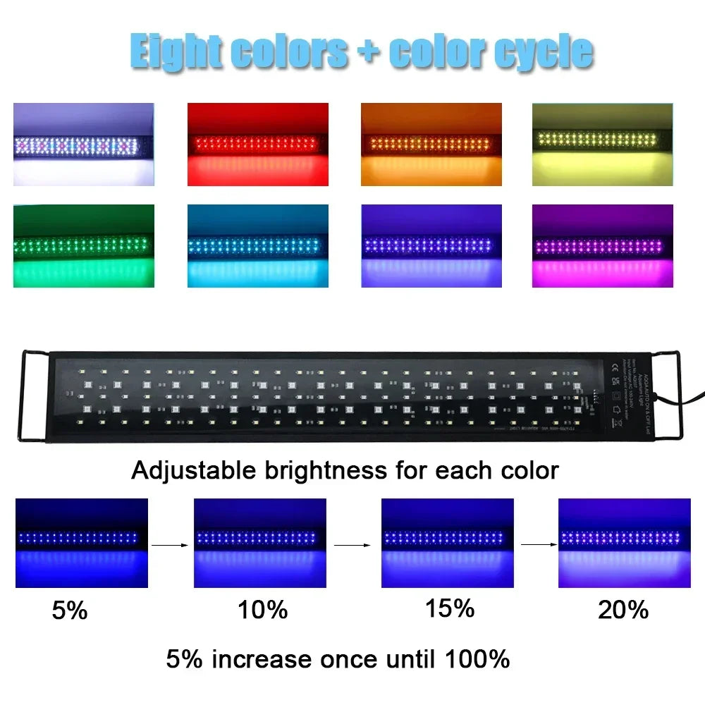 Full Spectrum LED Aquarium Light for Fish Tanks