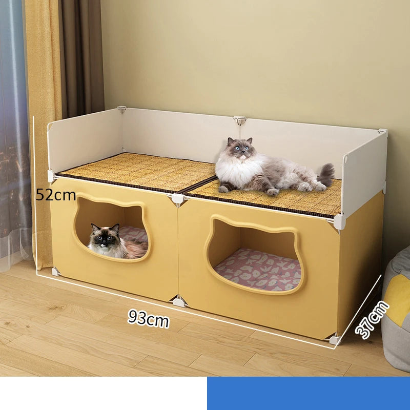Detachable, Comfortable and Washable Cat Hiding House