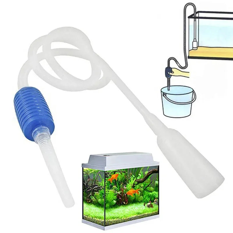 Semi-Automatic Aquarium Vacuum Cleaner