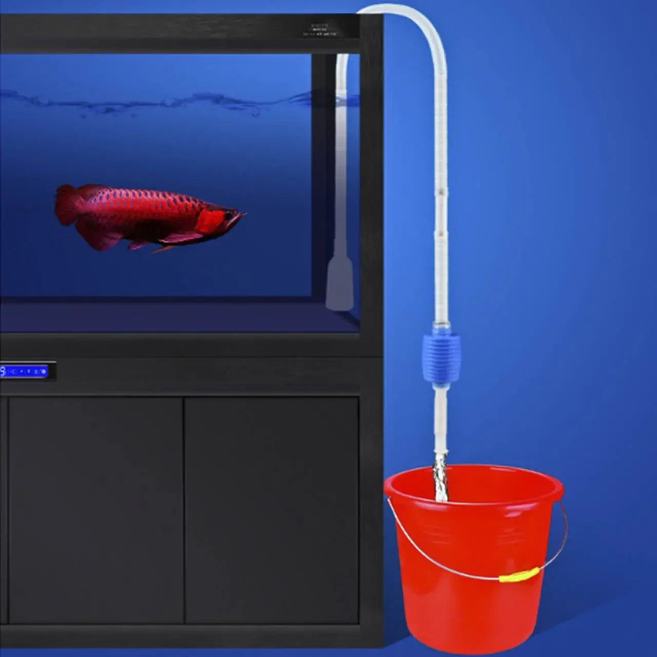 Semi-Automatic Aquarium Vacuum Cleaner