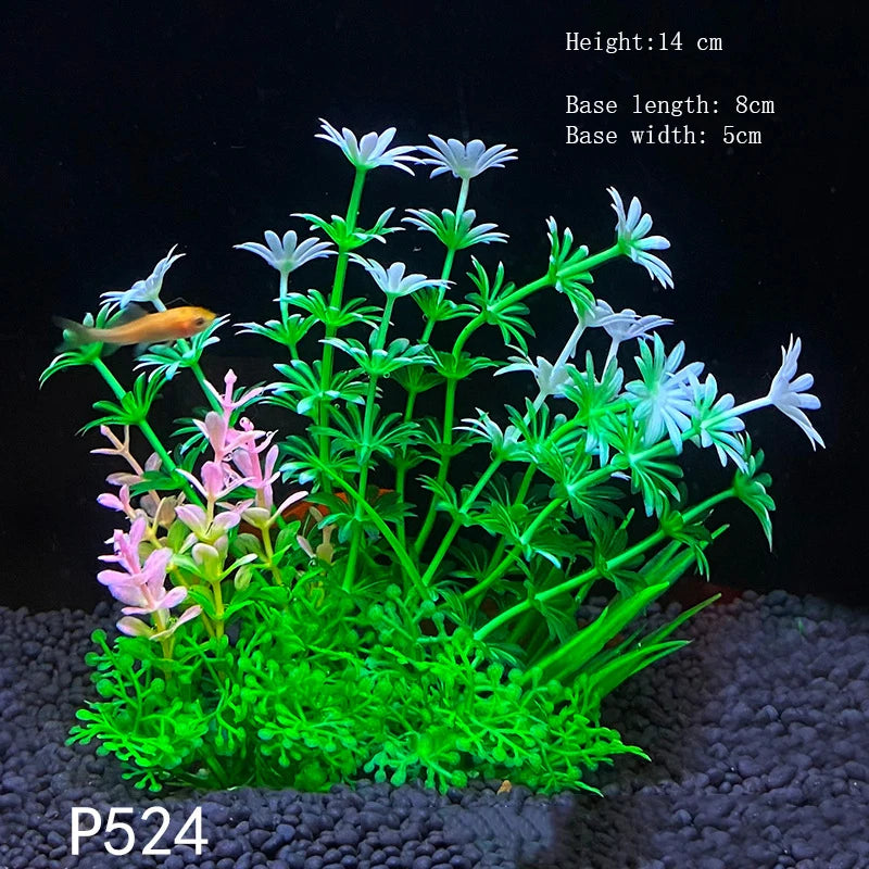 Artificial Underwater Plastic Aquarium Plants