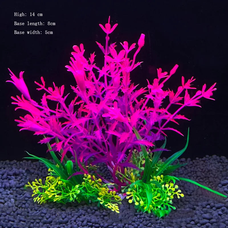 Artificial Underwater Plastic Aquarium Plants