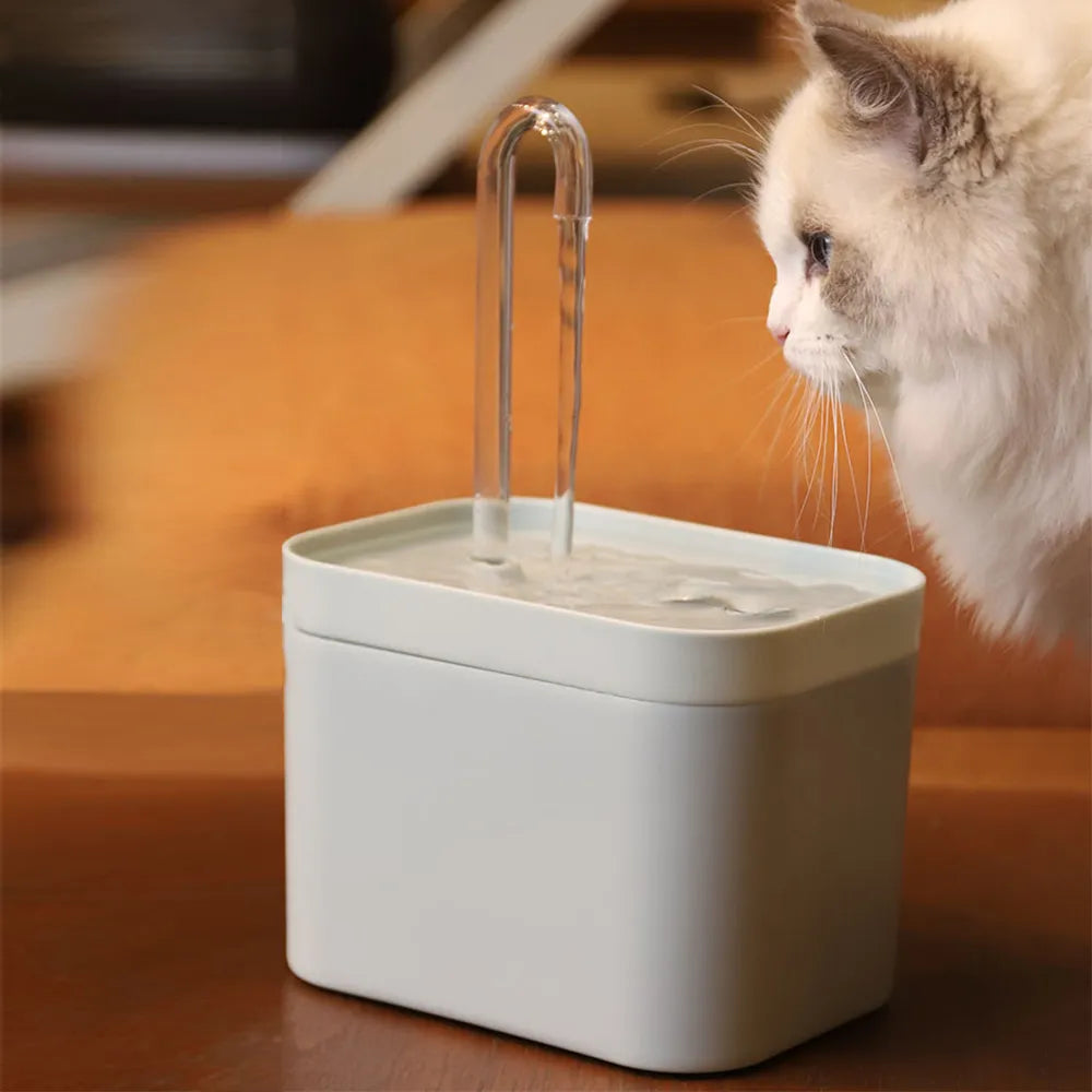 Ultra-Quiet Automatic Pet Water Fountain 1.5L